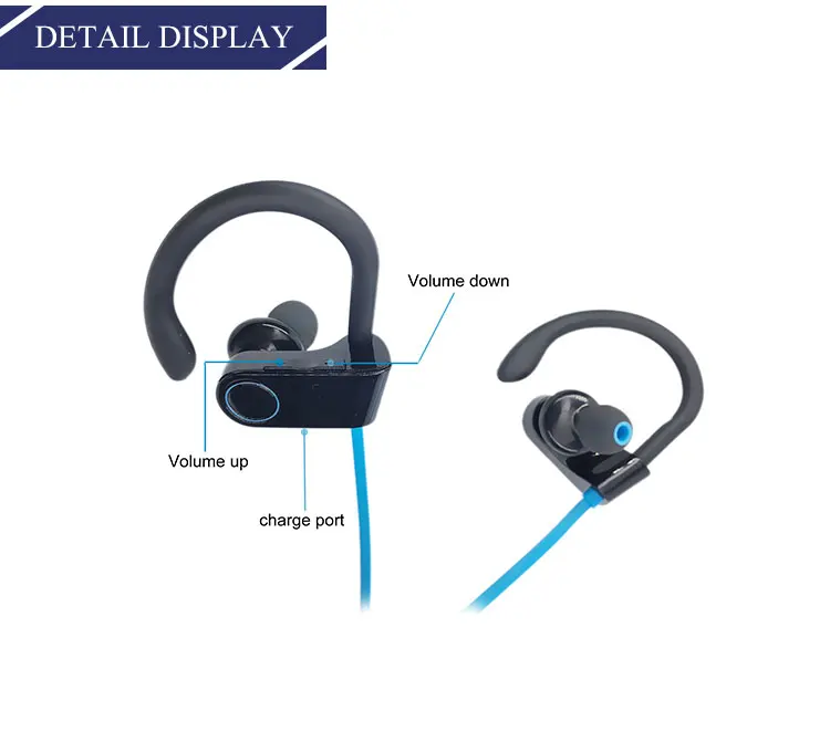 Good quality red waterproof wireless ear phone earphone - ANKUX.COM
