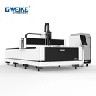 G.weike Laser 1000w 3000w Sheet Metal Fiber Laser Cutting Machines Laser Cutter