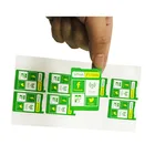 Custom printing waterproof transparent inkjet pvc car adhesive label sticker