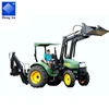 4x4 compact tractor with loader and backhoe