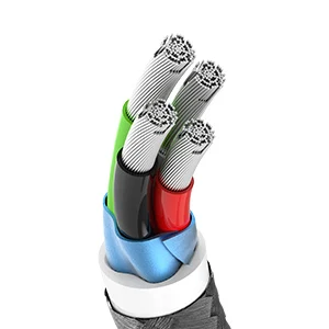 Micro USB Cable Android Data Line [ 1-Pack 4ft ] SmartDevil Data Powerline Braided Fast Charging Compatible with for Samsung - ANKUX.COM