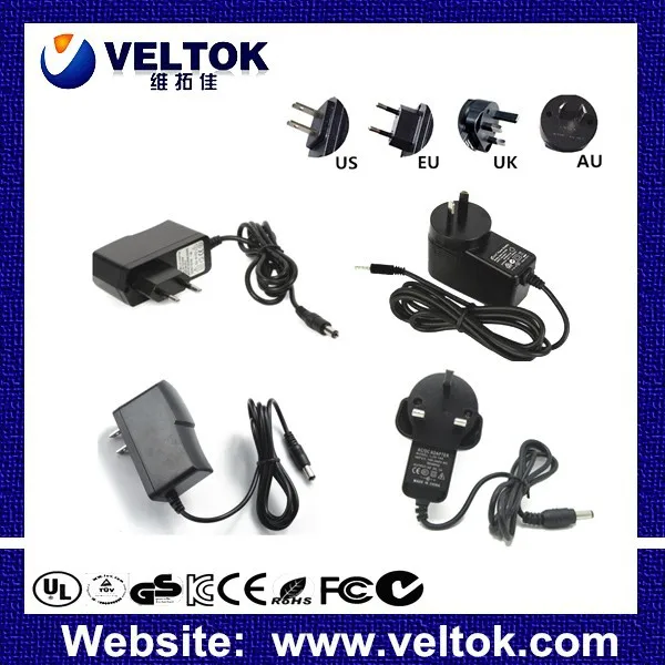 power adapter 5V 1000mA EU UK US AU Plug CE FCC