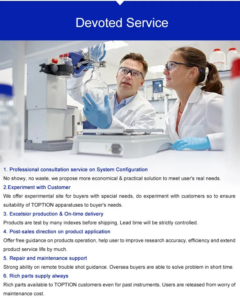 2L Laboratory Jacketed Batch Glass Reactor with rectification column system