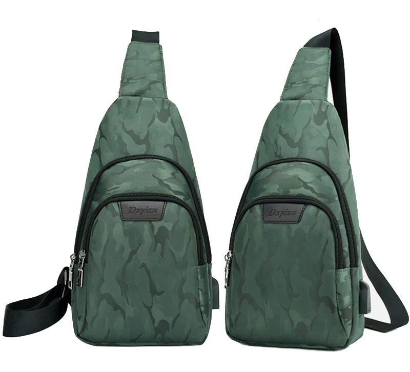 Anti Theft Backpack Men USB Rechargeable Polyester Chest Bag Casual Boy Single Shoulder Teenager Bags Sac A Dos Homme BP0207 (4)