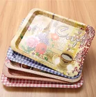 Rectangular plastic charger plate wholesale dish plates