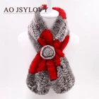 Fashion Nice Collar Accessories Lady Girl's Short Rabbit Fur Scarf With Big Ball fox fur collar scarf women scarf