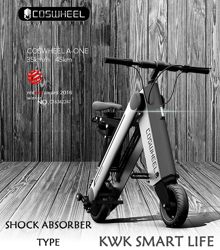 Best COSWHEEL A-ONE X 10inch   30KM Foldable Electric Scooter Portable Mobility Scooter  Adults Electric Bicycle 0