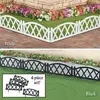 Picket Fence Plastic Garden Border Edging