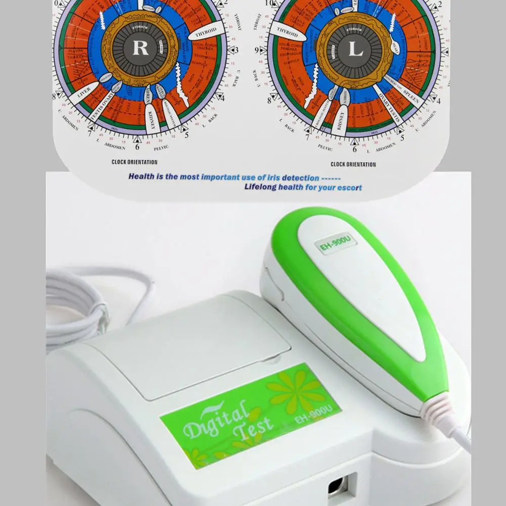 Iridoscopio Ocular Usb De 5 0mp Cámara De Iridología Analizador De Iris