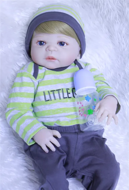 Boneca Bebes Reborn 23 57cm Full Silicone Vinyl Reborn Baby Boy Body Dolls  Toys For Children Gift Realita Menino Toddler - Dolls - AliExpress