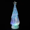 Led Light Glitter Crystal Acrylic Artificial Christmas Tree With Small Star