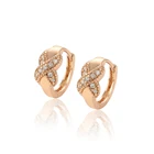 97129 xuping fashion gold plated small hoop earring design for women