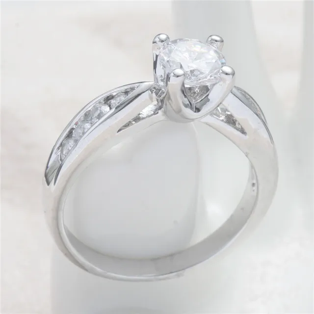 fashion classical wedding gift crystal jewelry rings engagement