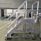 4 Step Ladder With Safety Handrail and Work Platform