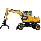 agriculture machine used sumitomo mini wheel excavator