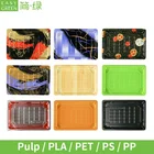 Easy Green Eco-Friendly Plastic Disposable Food Tray For With Lid