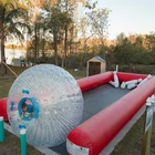 China outdoor toys Inflatable human bowling game , zorb ball for bowling