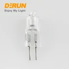 ホット販売 6 V 12 V 110 V 220 V 10 ワット 15 ワット 20 ワット 35 ワット 42 ワットガラスクォーツクリ 2800 K G5.3 G6.3 カプセル JC 電球 G4 ハロゲンランプ、 HAL-JC