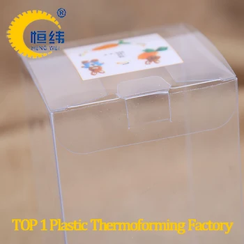 folding pvc pet plastic clear transparent gift packaging box
