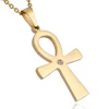 Hot Sale Blessing Religious Gift Egyptian Ankh Life Symbol Stainless Steel Cross Pendant