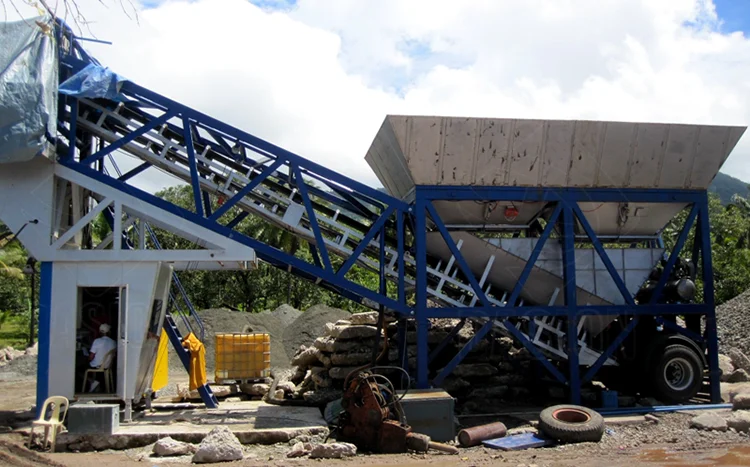 mobile concrete batching plant