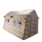 Inflatable military emergency travel camping hiking trade show event tent