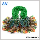 Good quality fashionable scarf cheap silk shawl