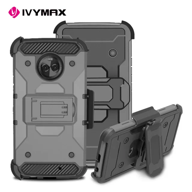 Wholesale mobile phone case for Motorola X4 phone cover with stand for Moto X4