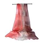 beach bubble chiffon silk viscose polyester printed scarf pattern shawl