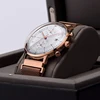2017 Classic Style OEM Watch Luxury Band Stainless Steel Case Quartz Movement Three Eyes Chronograph From Watch Factory