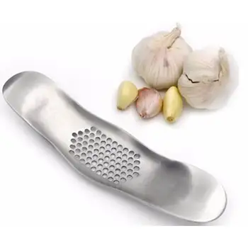 Kitchen Accessory Stainless Steel Garlic Crusher