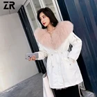 ZR Best Selling Products 2019 real fur parka coat real fur parka parka real fur Different Color Choice