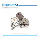 Wholesale Branded Garment Accessories Handbag Logo Metal Plate Brand Denim Jeans Labels