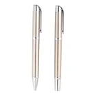 LUXURY PROMOTIONAL METAL BALLPOINT PEN AND GEL PEN 2 PIECES SET WITH BOX