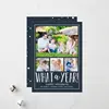 High quality Matte What A Year EDITABLE COLOR Holiday Photo Card