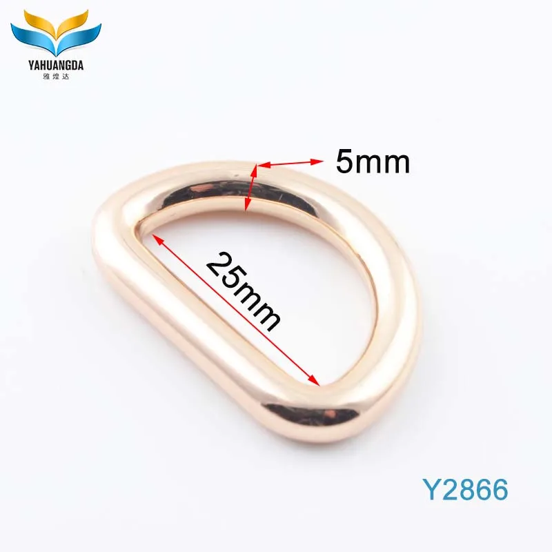 wholesale high quality hangbag hardware/shoe accessories adjustable shape d ring