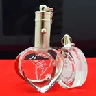Light Up Crystal Heart Keychain MH-YS0467