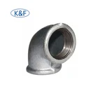 Bend Bend Pipe Fittings Casting Iron Forged Galvanized 90 Degree Bend Female Elbow Pipe Fittings 90 Degree