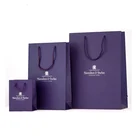 Low cost custom printed a3 a4 a5 standard size luxury boutique gift shopping paper bags with handle