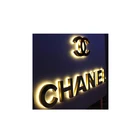 Stainless Steel Backlit Logo Sign LED Letter Light Business Signage