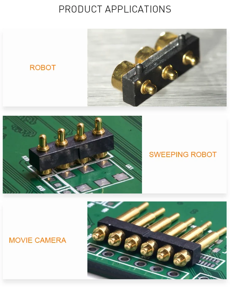 Smt Smd Pogo Pin Connector Water Proof Spring Pogo Pin Keyboard Pogo