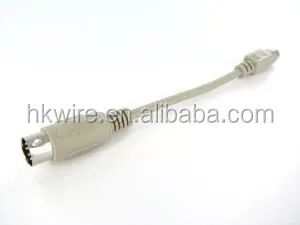 5-Pin DIN-Male AT to 6-Pin Mini DIN-Female PS/2 Keyboard Adapter - ANKUX.COM