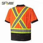 SFVEST reflective uniform shirt reflective t shirts cottonsafety colored tee shirts