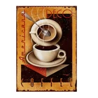 Collectible wall decor rustic cafe metal sign
