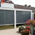 Window Sunscreen Fabric Fireproof Windproof Wifi Motorized Roller Shade Blinds