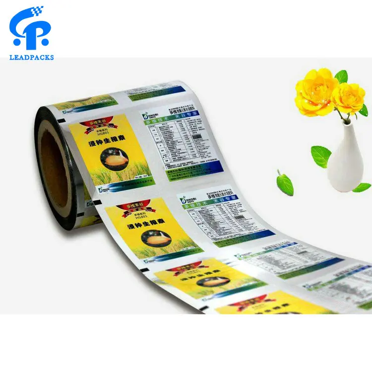 Custom Printed PE/PP/OPP/CPE/PVC Food Packaging Stretch Film Roll