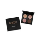 UONOFO 4 color pressed glitter eyeshadow and brush cosmetic bulk 4 color bridal makeup eyeshadow palette kit
