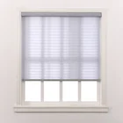 natural look french Window chain control voile fabric roll shades blind
