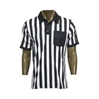 OEM service sublimated printing black and white combine color stripes custom polo t-shirt