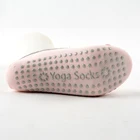 MEIKAN Wholesale Colorful Grip Dance Sox Non Slip Cotton Nylon Yoga Socks Women with Grip